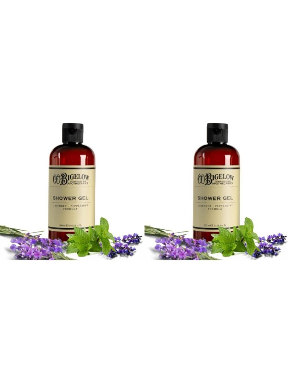 Moisturizing Lavender Peppermint Shower Gel & Body Wash - Essential Oils